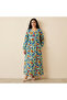 Women's Floral Long sleeve Maxi Dress - 5