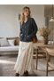 Darcy Polo Collar Pocketed Knitwear Cardigan Women's Dark Anthracite - 2