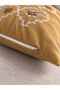 Premium Embroidered Cushion Cover - 43*43 cm - Mustard Autumn - Pnk001 - 3