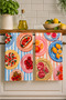 Patterned Kitchen Towels (Set of 2) |   30×50 cm - the Table