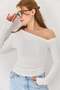 Women's Asymmetrical Collar Stylish Blouse White