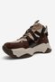 Clara Brown Suede Women's Sports Boots with Zipper and Laces - 6