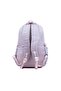 Girl's plaid detail school backpack – multi-compartment, adjustable straps - 5