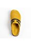 Mc401-Sue Yellow Genuine Suede Leather Modular Velcro Striped Unisex Orthopedic Cork Sole Sabo Slippers - 2