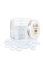 100pcs Small Hair Ties Band for Thick and Curly Hair Ponytail Holders Soft & Seamless Baby Hair Ties, Hair Elastic Band for Women or Baby Girls With Box- White