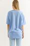 Oversize Two Thread Tshirt Blue - 5