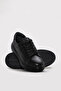 Genuine Leather Black Women's Casual Shoes 136Za305-2 - 4