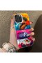 iPhone 16 Pro Gtr Racing Car Themed Stylish Case Hard Acrylic Back Soft Silicone Edge Shockproof Case - 2