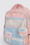 Kids Premium School Bag Set 3-Piece Primary School Middle School Backpack Thermal Lunch Bag Pencil Case Pink 51983 - 5
