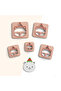 Polar Bear Polymer Clay Cutting Mold, Earring Molds, Cookie Mold, 5 Sizes, Ceramic Mold, No:513