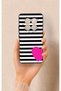 Redmi Note 14 Pro 5g Compatible Striped Heart Pattern Silicone Case