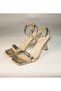 Women's Leopard Summer Heeled Shoes Thin Heels - 2