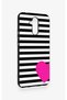 Huawei Mate 20 Lite Compatible Striped Heart Pattern Silicone Case - 4