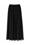 Black Stone Embellished Strap Corset Top and Chiffon Long Skirt Two-Piece Evening Dress Set - 7