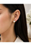 Pearl Detail Steel Earrings - 3