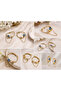 Cube Evil Eye Beaded Steel Earrings - 2