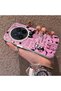 Vivo X300 Pro Compatible Pink Horror Movie Mask Patterned Acrylic Back Silicone Edge Phone Case - 3