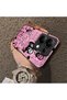 Xiaomi Poco M6 Pro 4g Compatible Pink Horror Movie Mask Patterned Acrylic Back Silicone Edge Phone Case - 4