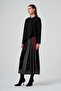 Skirt with Suede Trim - 2