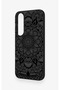 Vivo V70 Fe 5g Compatible Black and White Mandala Pattern Silicone Case - 4