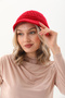 Women's Cuffed Knitwear Beanie Knitted Patterned Winter Hat Cap - 4