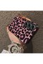 Tecno Camon 40 Pro 5g(Cm7) Compatible Pink Back Black Leopard Pattern Acrylic Back Silicone Edge Phone Case - 4