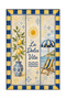 Aura La Dolce Vita Written Summer Themed Woven Base Decorative Carpet Aura4088 - 2