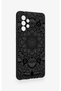 Samsung A52 Compatible Black and White Mandala Patterned Silicone Case - 3