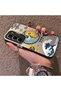 Infinix Hot 60 5g Compatible Sun-Moon Eye and Wave Butterfly Pattern Acrylic Back Silicone Edge Phone Case - 3