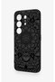 Tecno Camon 50 Pro 4g Compatible Black and White Mandala Pattern Silicone Case - 4