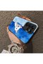 Samsung Galaxy S22 Ultra Compatible Cute White Cat Pattern Acrylic Back Silicone Edge Phone Case - 4