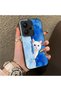 For Xiaomi Redmi Note 13 Pro Plus+ 5g Compatible Cute White Cat Pattern Acrylic Back Silicone Edge Phone Case - 3