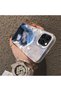iPhone 15 Pro Compatible Blue Haired Anime Girl Patterned Acrylic Back Silicone Edge Phone Case - 5
