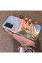 Samsung Galaxy A32 4g Compatible Sunset Seaside Scenery Printed Acrylic Back Silicone Edge Phone Case - 3