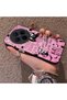 Vivo X300 Compatible Pink Horror Movie Mask Patterned Acrylic Back Silicone Edge Phone Case - 3