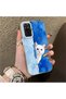 Xiaomi Redmi Note 10 Pro Compatible Cute White Cat Pattern Acrylic Back Silicone Edge Phone Case - 3