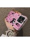 Tecno Spark 40 Compatible Pink Horror Movie Mask Patterned Acrylic Back Silicone Edge Phone Case - 4