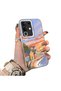 Vivo Y29 4g(V2434) Compatible Sunset Seaside Scenery Printed Acrylic Back Silicone Edge Phone Case