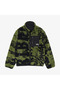 Sherpa Reversible Printed Jacket'Green' Juststep