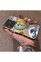 Realme C63 4G/C61 Compatible Sun-Moon Eye and Wave Butterfly Pattern Acrylic Back Silicone Edge Phone Case - 3