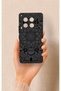 Tecno Camon 30 Compatible Black and White Mandala Patterned Silicone Case