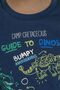 Boy's Pajama Set, 100% Cotton Combed Single Jersey, Round Neck, Guide to Dinos Printed - 5