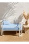 100% Cotton 2-Layer Muslin Elastic Baby Sheet and Pillow Set 70X120 Cm, Breathable Baby Sleeping Set - Baby Blue - 6