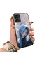 Samsung Galaxy A06 4G/5G Compatible Blue Haired Anime Girl Patterned Acrylic Back Silicone Edge Phone Case
