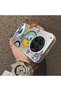 Tecno Camon 40 Premier Compatible Sun-Moon Eye and Wave Butterfly Pattern Acrylic Back Silicone Edge Phone Case - 4