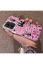 Xiaomi Poco C65 Compatible Pink Horror Movie Mask Patterned Acrylic Back Silicone Edge Phone Case - 3