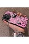 Xiaomi Redmi 15C 5g Compatible Pink Horror Movie Mask Patterned Acrylic Back Silicone Edge Phone Case - 3