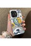 Tecno Spark 10 Pro(Ki7) Compatible Sun-Moon Eye and Wave Butterfly Pattern Acrylic Back Silicone Edge Phone Case - 2