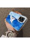 Xiaomi Poco X5 Compatible Cute White Cat Pattern Acrylic Back Silicone Edge Phone Case - 4