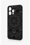 Oppo Reno 15 5g Compatible Black and White Mandala Pattern Silicone Case - 4